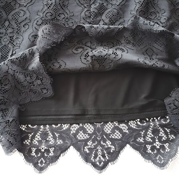 NWOT For Love and Lemons Midnight Lace High Waisted Mini Skirt - Picture 7 of 11